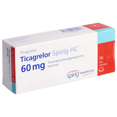 TICAGRELOR Spirig HC Filmtabl 60 mg 56 Stk