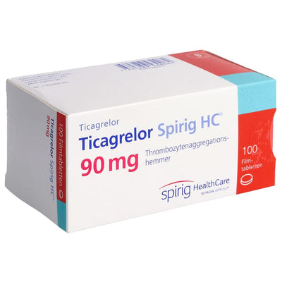 TICAGRELOR Spirig HC Filmtabl 90 mg 100 Stk