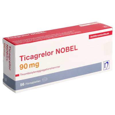 TICAGRELOR NOBEL Filmtabl 90 mg 56 Stk