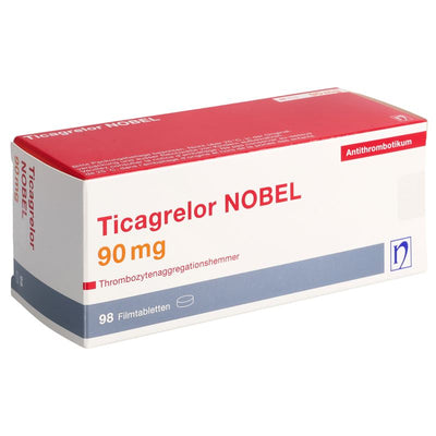 TICAGRELOR NOBEL Filmtabl 90 mg 98 Stk