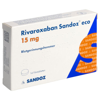 RIVAROXABAN Sandoz eco Filmtabl 15 mg 14 Stk