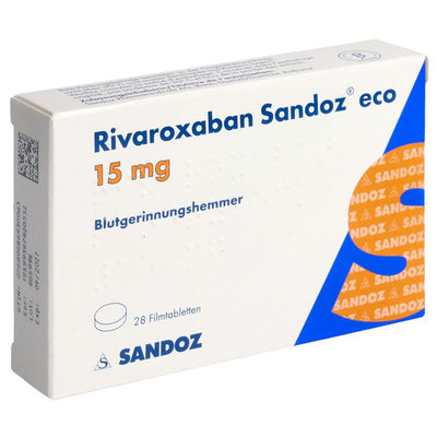 RIVAROXABAN Sandoz eco Filmtabl 15 mg 28 Stk