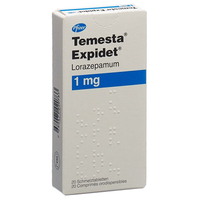 TEMESTA Expidet Schmelztabl 1 mg 20 Stk