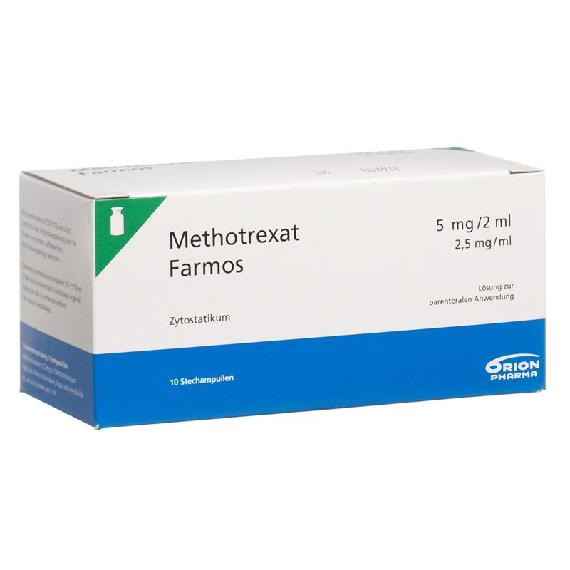 METHOTREXAT Farmos 5 mg/2ml 10 Durchstf 2 ml