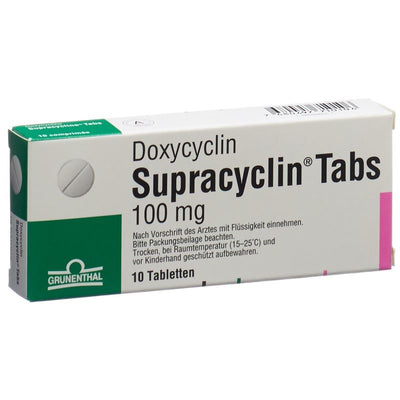 SUPRACYCLIN Tabs Tabl 100 mg 10 Stk