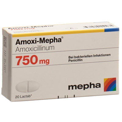 AMOXI Mepha Lactab 750 mg 20 Stk