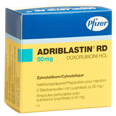 ADRIBLASTIN RD Trockensub 50 mg Durchstf 2 Stk