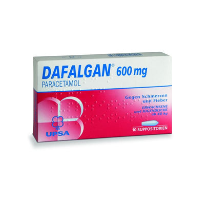 DAFALGAN Supp 600 mg 10 Stk