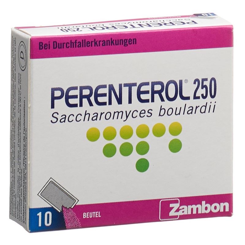 PERENTEROL Plv 250 mg Btl 10 Stk