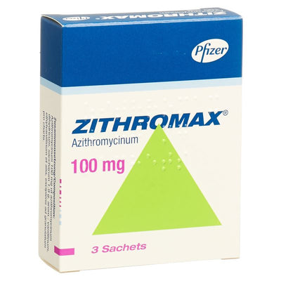 ZITHROMAX Gran 100 mg Btl 3 Stk