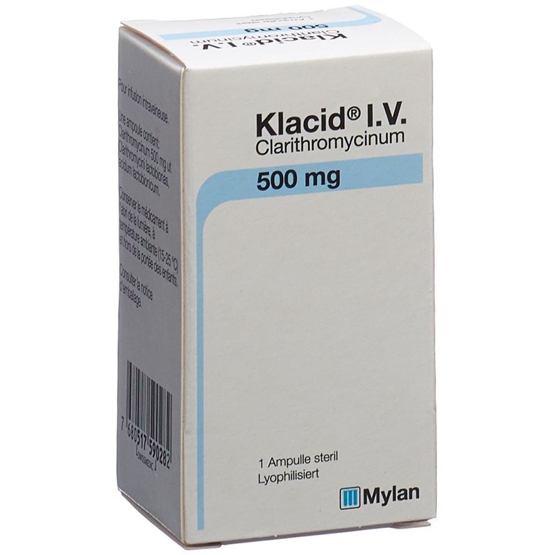 KLACID Trockensub 500 mg i.v. Amp