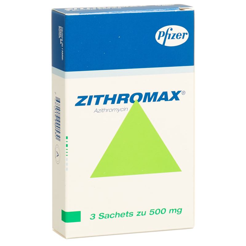 ZITHROMAX Gran 500 mg Btl 3 Stk