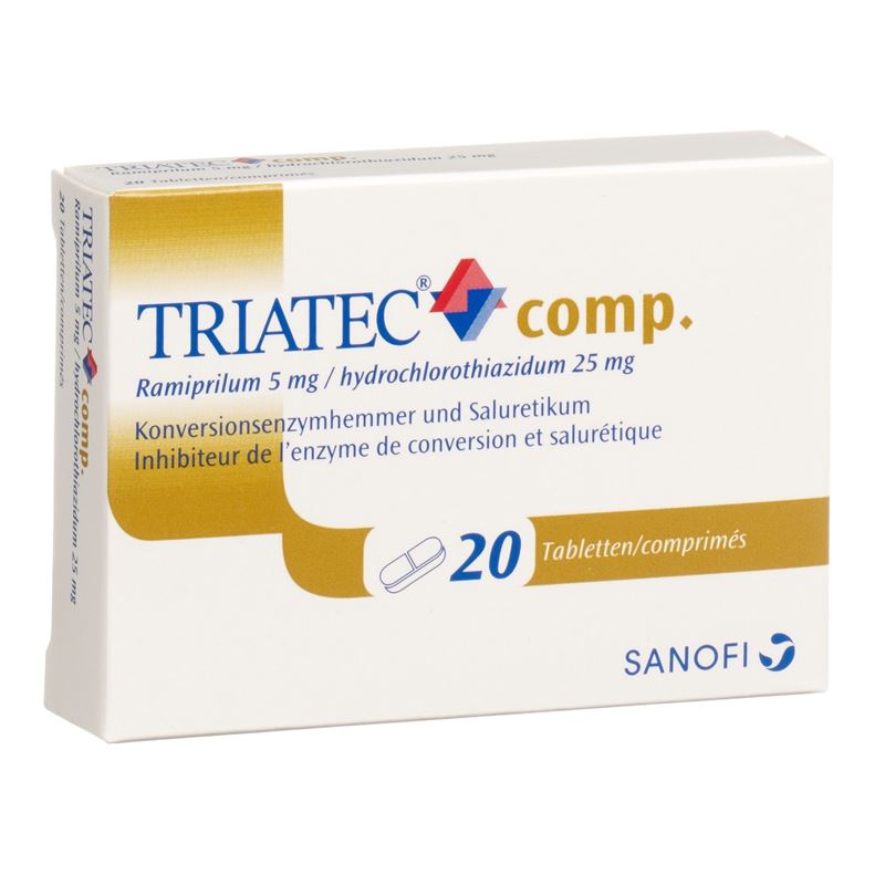 TRIATEC comp Tabl 5/25 mg 20 Stk