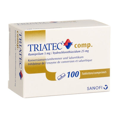 TRIATEC comp Tabl 5/25 mg 100 Stk