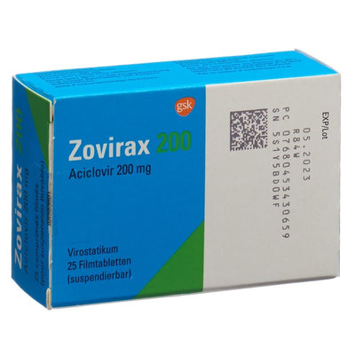 ZOVIRAX Filmtabl 200 mg 25 Stk