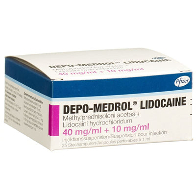 DEPO-MEDROL Lidocaine 40 mg/ml 25 Durchstf 1 ml