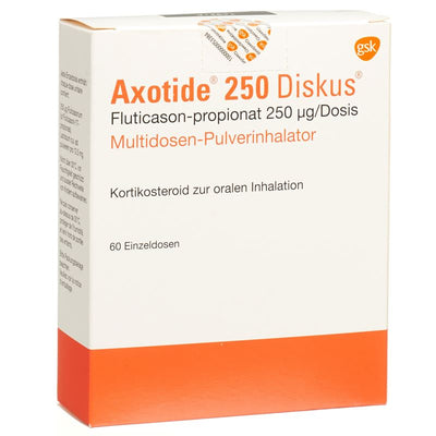 AXOTIDE Diskus Multidosen 250 mcg 60 Dos