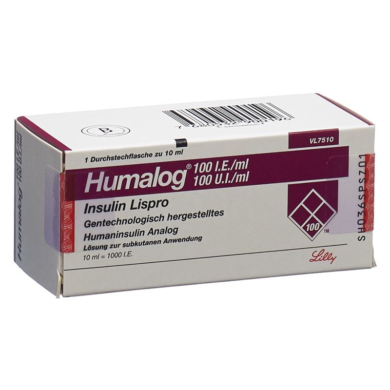 HUMALOG Inj Lös 100 IE/ml Durchstf 10 ml