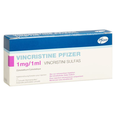 VINCRISTINE Pfizer 1 mg/ml 5 Durchstf 1 ml