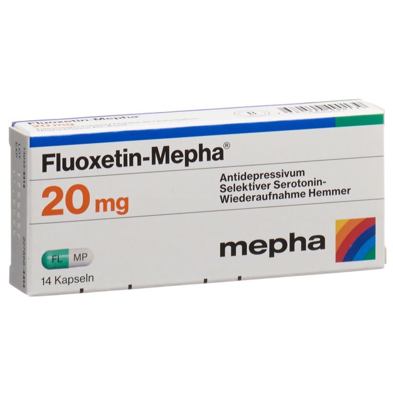 FLUOXETIN Mepha Kaps 20 mg 14 Stk