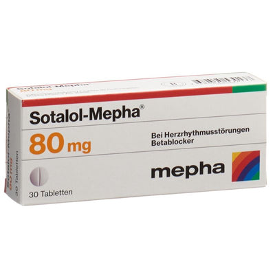 SOTALOL Mepha Tabl 80 mg 30 Stk