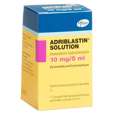 ADRIBLASTIN Solution 10 mg/5ml Cytosafe 5 ml