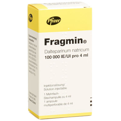 FRAGMIN Inj Lös 100000 IE/4ml Durchstf 4 ml