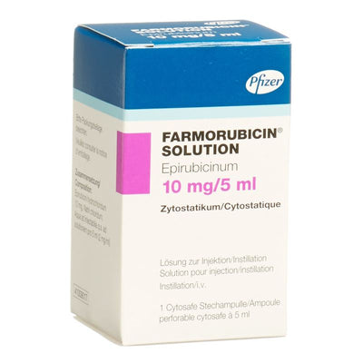 FARMORUBICIN Sol Inj Lös 10 mg/5ml 5 ml