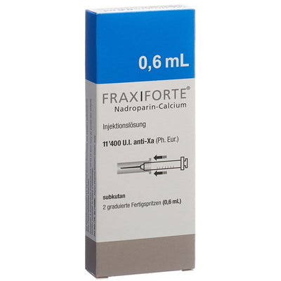 FRAXIFORTE 0.6 ml Inj Lös 2 Fertspr 0.6 ml