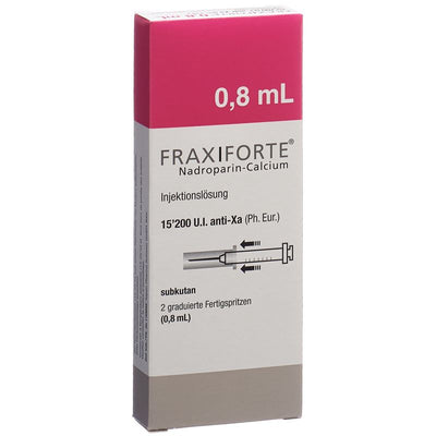FRAXIFORTE 0.8 ml Inj Lös 2 Fertspr 0.8 ml