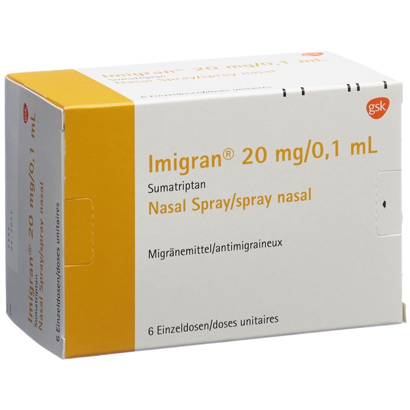 IMIGRAN Nasenspray 20 mg 6 x 1 Dos