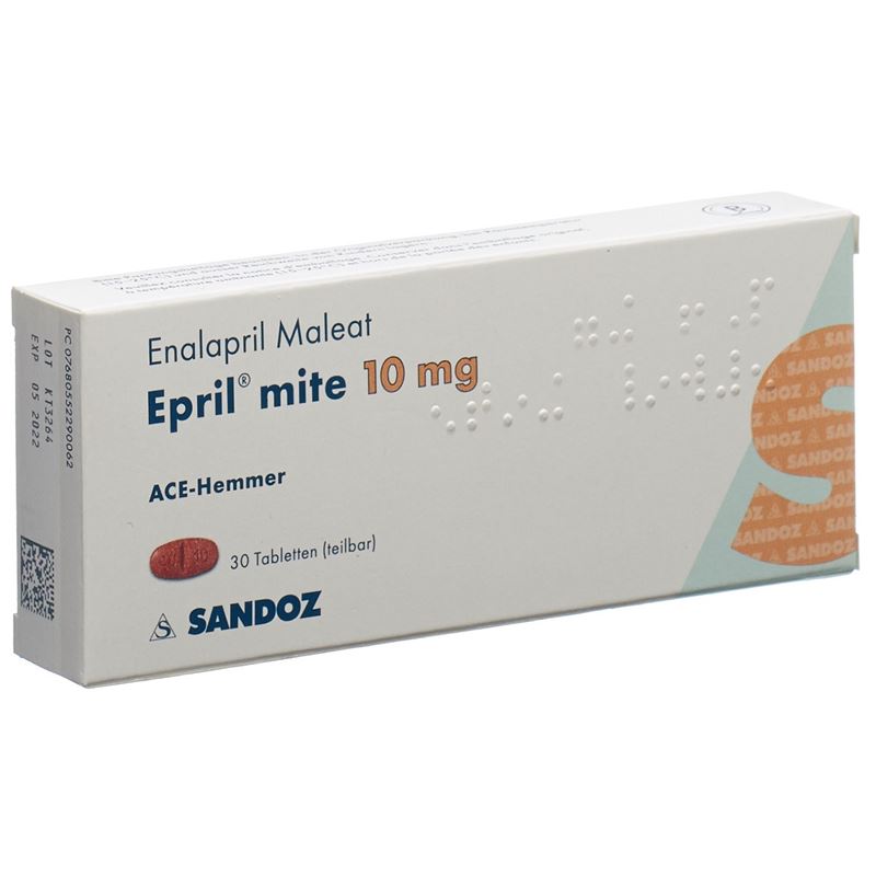 EPRIL mite Tabl 10 mg 30 Stk