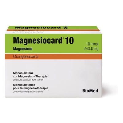 MAGNESIOCARD Gran 10 mmol Orange Btl 20 Stk