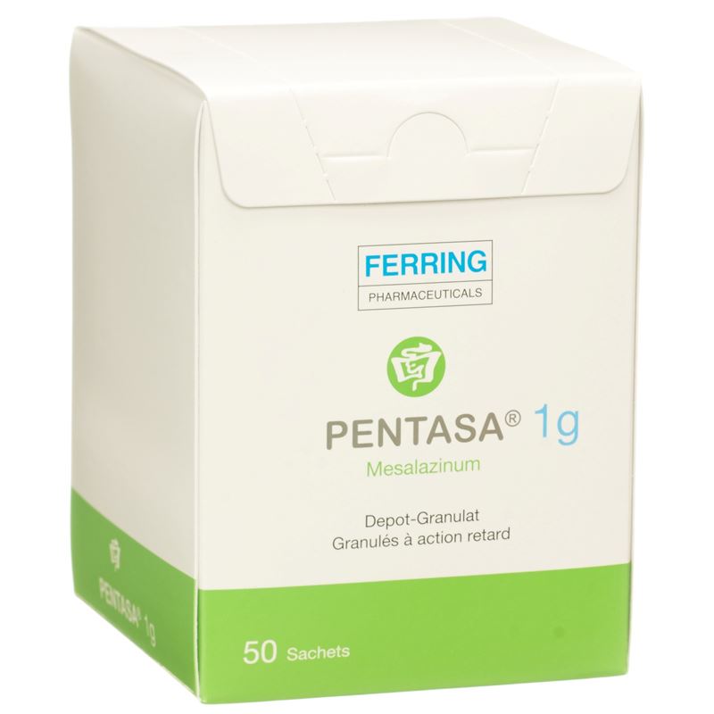 PENTASA Depotgran 1 g Btl 50 Stk