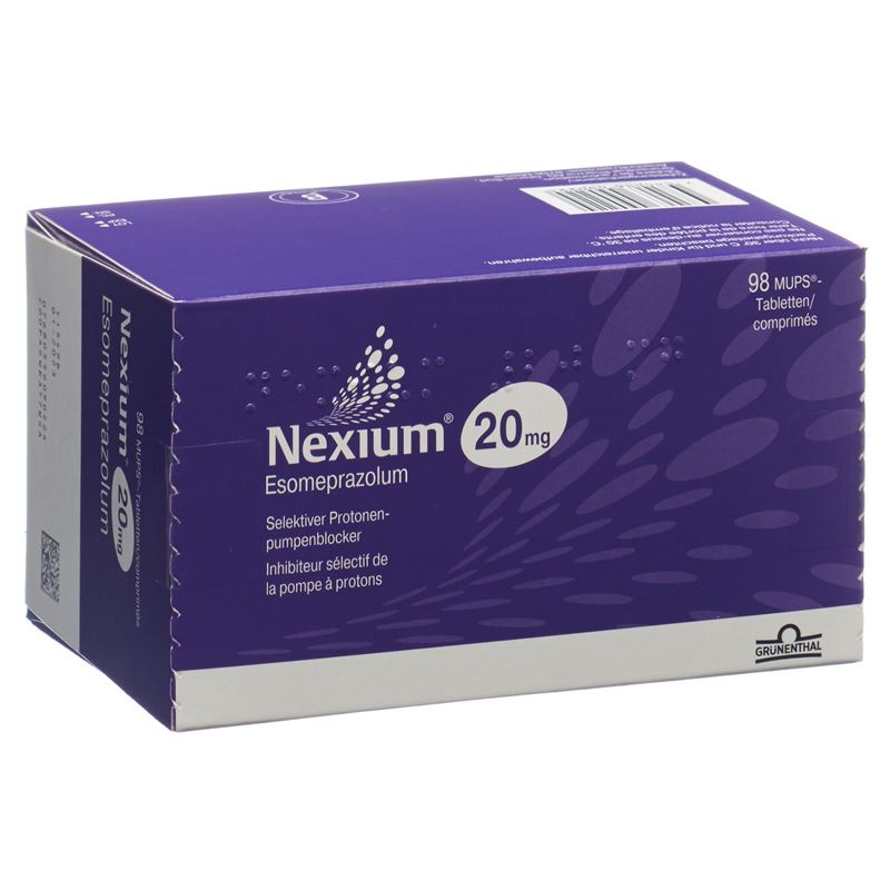 NEXIUM Mups Tabl 20 mg 98 Stk