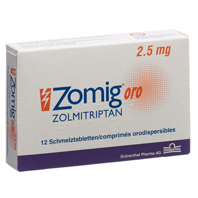 ZOMIG oro Tabl 2.5 mg 12 Stk