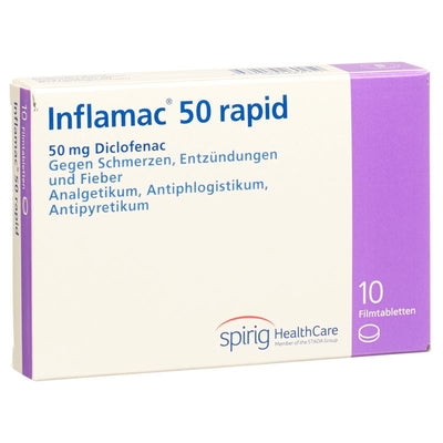 INFLAMAC rapid Filmtabl 50 mg 10 Stk