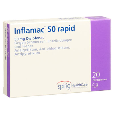 INFLAMAC rapid Filmtabl 50 mg 20 Stk