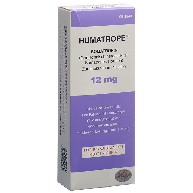 HUMATROPE Trockensub 12 mg c Solv Amp