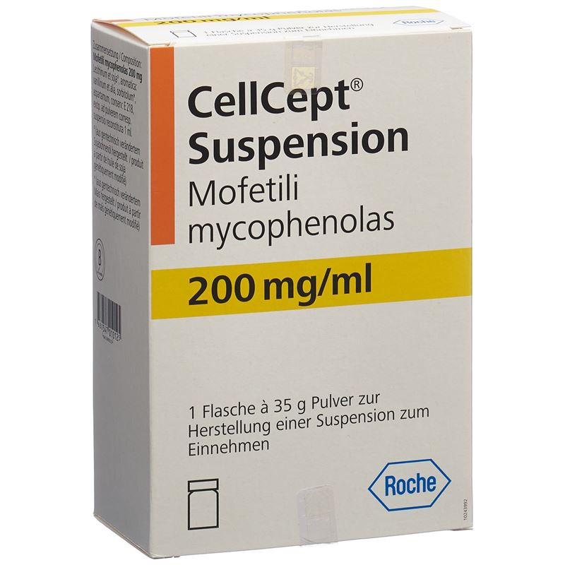 CELLCEPT Plv 200 mg/ml f Susp Fl 175 ml