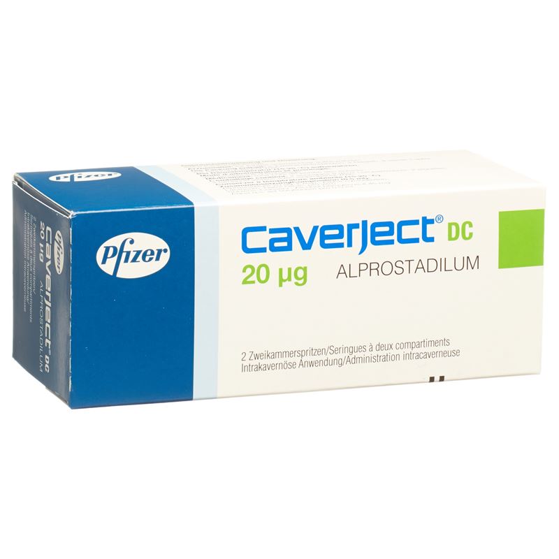 CAVERJECT DC Trockensub 20 mcg Fertspr 2 Stk