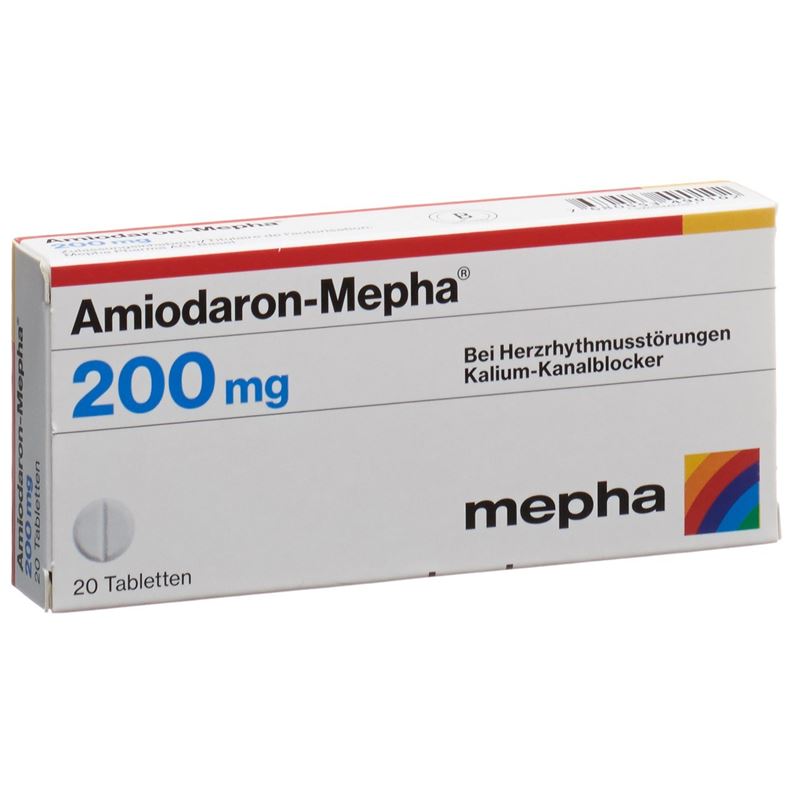 AMIODARON Mepha Tabl 200 mg 20 Stk