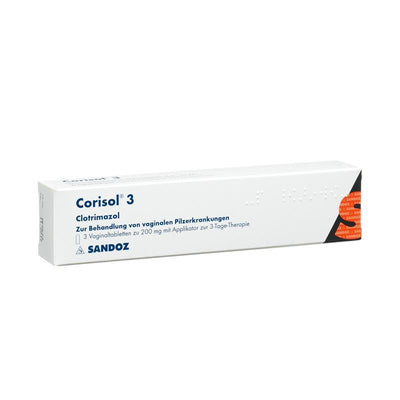 CORISOL 3 Vag Tabl 200 mg 3 Stk