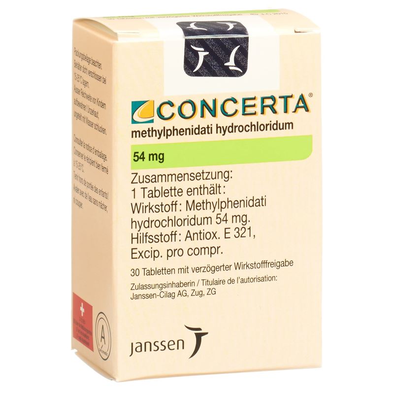 CONCERTA Ret Tabl 54 mg Fl 30 Stk