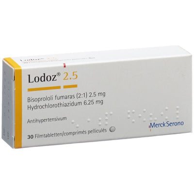 LODOZ 2.5 Filmtabl 2.5/6.25mg 30 Stk