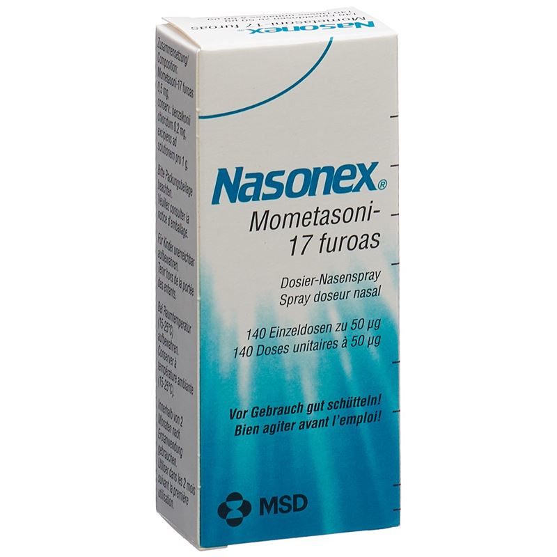 NASONEX Dosier Nasenspray 50 mcg 140 Dos