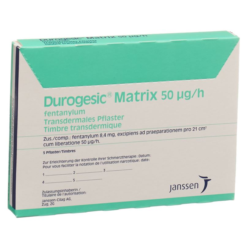 DUROGESIC Matrixpfl 50 mcg/h Btl 5 Stk