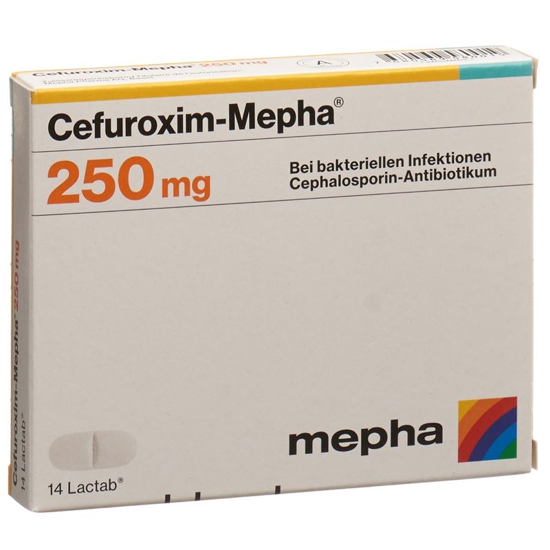 CEFUROXIM Mepha Filmtabl 250 mg 14 Stk