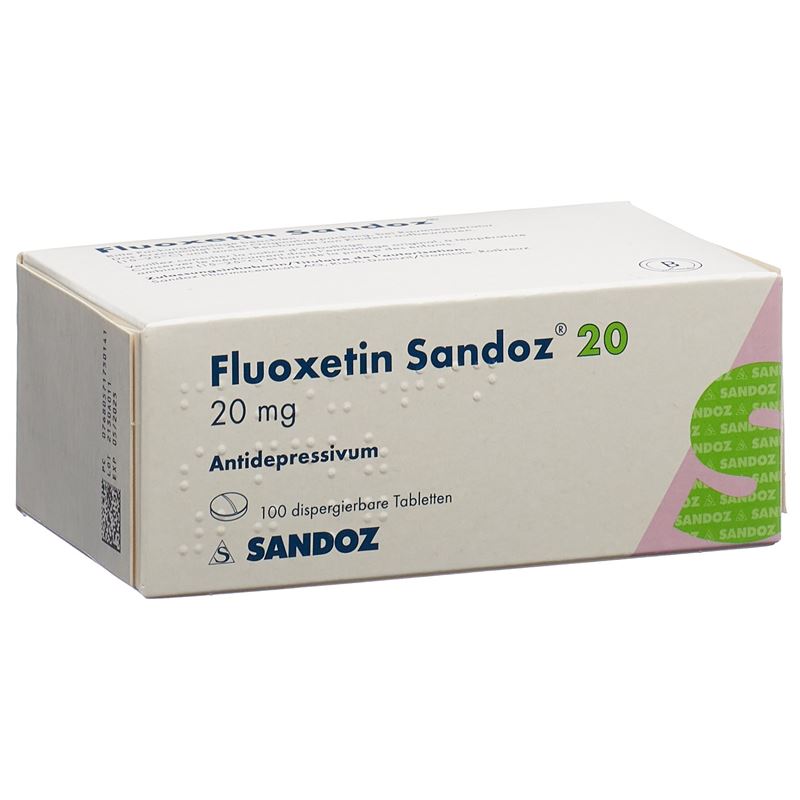 FLUOXETIN Sandoz Disp Tabl 20 mg 100 Stk