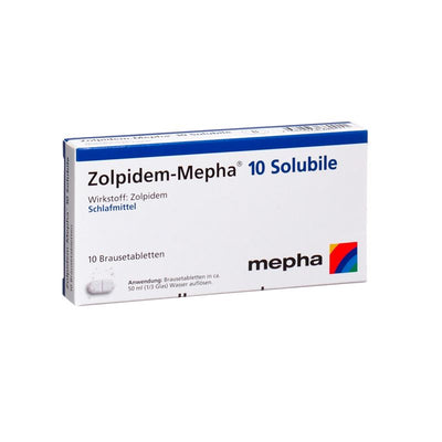 ZOLPIDEM Mepha Solub Brausetabl 10 mg 10 Stk